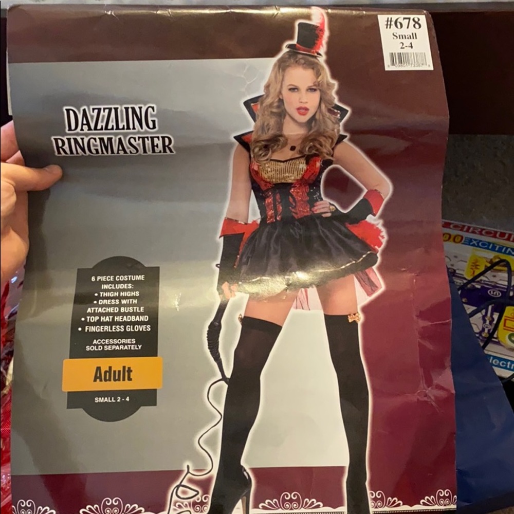 Dazzling ringmaster costume